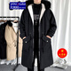 【胖子超大碼80-240斤男裝】棉衣男冬季韓版潮流加絨加厚保暖加肥加大碼中長(cháng)款棉服外套潮帥氣潮胖子男 黑色 5XL