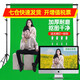 神牛綠幕攝影摳綠布像直播背景布視頻布專業(yè)影視拍攝幕布純色綠布摳圖 3*4米綠色（加厚加密送無痕釘）
