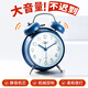 康巴絲鬧鐘兒童學(xué)生復(fù)古機械打鈴鬧鐘大音量床頭時鐘鬧表 2316 藍色