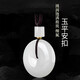 芯奢白玉平安扣吊墜男玉吊墜女款項鏈男石英巖質(zhì)玉佩墜掛件護(hù)身符禮物