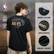 NBA官方詹姆斯/哈登榮譽(yù)之王系列夏季運動(dòng)休閑寬松版T恤男純棉短袖 勒布朗詹姆斯T恤 M