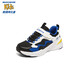 Skechers斯凱奇男童女童運動鞋兒童撞色透氣大童魔術(shù)貼跑鞋405251L