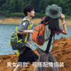 FOUVOR戶(hù)外背包登山包大容量男女雙肩包超輕便旅行背包露營(yíng)徒步爬山背囊 綠色（小款多口袋）