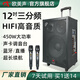 歐美聲專(zhuān)業(yè)演出高端戶(hù)外音響k歌專(zhuān)用廣場(chǎng)舞唱歌便攜式移動(dòng)拉桿音響帶麥克風(fēng)藍牙專(zhuān)業(yè)級三分頻大功率音箱 263拉桿 12吋重低音 450W功率 1*無(wú)線(xiàn)話(huà)筒1*領(lǐng)夾麥+大禮包