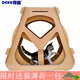 得酷（DEKU）貓咪跑步機 瓦楞紙運動(dòng) 摩天輪寵物玩具 貓抓板貓爬架 滾輪轉動(dòng) 大號水車(chē)貓爬架（75*70*34cm-適15斤內）