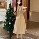 妙奕嘉秋季裙子女連衣裙長裙2025年新款春裝洋氣高級氣質(zhì)女神小香風法式 杏色法式連衣裙 M 【建議80-105斤】
