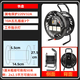 【新款】電纜盤(pán)移動(dòng)電纜盤(pán)繞線(xiàn)器線(xiàn)軸電線(xiàn)盤(pán)收線(xiàn)器拖線(xiàn)線(xiàn)盤(pán)卷線(xiàn)盤(pán) 鐵盤(pán)黑色3插座+漏電可收線(xiàn)52米