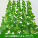 八千城仿真綠植藤條葡萄葉水管道裝飾塑料假花葡萄藤蔓物葉子吊頂裝飾 99葉過膠葡萄（5條裝）
