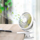 蜂翼 usb迷你小風(fēng)扇 隨身便攜 嬰兒推車(chē)學(xué)生宿舍辦公室桌面夾子小風(fēng)扇 冰川白