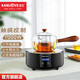 金灶（KAMJOVE） 電陶爐煮茶鐵壺?zé)髦蟛杵骷矣妹阅阈〔锠t茶具不挑鍋具電陶爐 寶石黑（不包含茶壺）