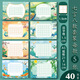 譽(yù)禾田字格硬筆書法紙A5練字書寫紙中國風(fēng)小學(xué)生古詩詞七言混裝練字本8款共40張 4272