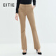 愛(ài)特愛(ài)（EITIE）氣質(zhì)駝色OL修身通勤顯瘦微喇呢子休閑褲長(cháng)褲冬季新款7205901 淺駝83 L 165