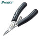 寶工（Pro'sKit）不銹鋼掌心無(wú)牙尖嘴鉗電工專(zhuān)用小號尖口鉗(100mm) 1PK-501E
