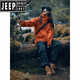 JEEP SPIRIT山系戶外機(jī)能防水沖鋒衣女2024春季新款徒步旅防風(fēng)行三合一登山服 橘色【外殼+內(nèi)膽】 L