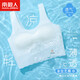 南極人女童內衣發(fā)育期冰絲無(wú)痕內穿小背心輕薄防凸少女文胸淺藍M