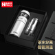 助家樂(lè )（HPMILY）保溫杯顯溫茶水分離泡茶杯316不銹鋼商務(wù)車(chē)載辦公杯家用父親禮物 （禮盒）象牙白-316杯+玻璃杯