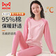 貓人兒童保暖內衣女童少女發(fā)育期【純棉】秋衣秋褲中大童秋冬睡衣套裝
