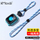 KMaxAI 掛繩適用小天才兒童電話手表Z9/Z6S/Z7S/Q2A/Q1R/D3/Y05多巴胺掛脖套手表帶 編織單圈掛鏈 藍色