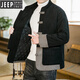 JEEP SPIRIT唐裝男秋冬季中國風(fēng)棉衣復(fù)古棉服加厚保暖大碼中式燈芯絨棉襖外套