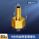 一靚天然氣管接頭配件燃?xì)庠钷D(zhuǎn)換接頭煤氣管接口四分內(nèi)絲寶塔彎頭活接 01：4分內(nèi)絲寶塔接頭（黃銅）