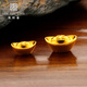 實(shí)時(shí)金【足金9999】水貝黃金珠寶小擺件金元寶塊錠實(shí)心豆豆投資收藏送禮 新元寶*1個(gè)(足金999.9) 5克/顆