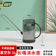 尚洋室內澆水壺半透明塑料灑水壺園藝工具不銹鋼多肉植物蔬菜長(cháng)嘴水壺 不銹鋼長(cháng)嘴澆水壺（透明灰）