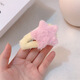 夢君宸毛毛發(fā)夾星星發(fā)夾可愛秋冬溫暖少女心學(xué)生劉海邊夾頭飾卡子發(fā)飾  粉色星星BB夾