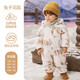 歐孕（OUYUN）嬰兒羽絨服連體衣冬季寶寶外出衣服保暖秋冬裝白鴨絨哈衣爬服 兔子花園【保暖90白鴨絨】 73cm