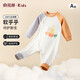 俞兆林（YUZHAOLIN）嬰兒連體衣新生兒衣服A類(lèi)純棉春季寶寶開(kāi)襠爬服 插肩袖印花