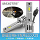 maxgtrs12V汽車(chē)H1遠光LED大燈燈泡大功率風(fēng)扇超亮聚光即插短小款霧燈改裝 【H1】白光 單只價(jià)