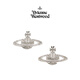 薇薇安·威斯特伍德（Vivienne Westwood）西太后官方旗艦正品耳釘土星吊墜耳環(huán)輕奢耳飾情侶耳釘情人節(jié)禮物 銀-土星耳飾