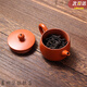 茗師集潮州入門(mén)級全手工朱泥手拉壺小容量沖罐泡茶壺紫砂壺功夫茶具小品 100ml 朱泥敞口100毫升 單壺