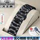 適配天王手表表帶實(shí)心精鋼不銹鋼帶男女原裝GS5740 5844 3874表鏈 黑色 21mm