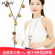 依特毛衣鏈女長款個(gè)性鏈子簡約衣服掛件配飾時(shí)尚長項(xiàng)鏈生日禮物送女友