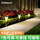 穎朗太陽(yáng)能草坪燈戶(hù)外防水led插地別墅花園景觀(guān)裝飾草地氛圍裝飾夜燈 【1支裝】多彩草坪燈-可定色/漸變
