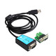 樂擴(kuò) USB轉(zhuǎn)RS422/RS485轉(zhuǎn)換器USB2.0轉(zhuǎn)COM口9針串口線1.8米帶磁環(huán)