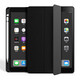 Tensam 適用iPad 2021保護套iPad 9/8/7/10代三折支架保護殼款10.2平板皮 經(jīng)典黑【升級筆槽款】全包三折皮套 10.2英寸-iPad 9/8/7