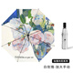 bpb太陽傘女防曬銀膠超強(qiáng)防紫外線小巧便攜晴雨兩用遮陽傘 三折手動(dòng)款-白玫瑰(銀膠防曬)