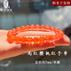 綠儂珠寶 涼山南紅瑪瑙手串櫻桃紅聯(lián)合料單圈手鏈男女款 珠徑約7mm單圈手串