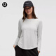 lululemon丨Love 女士莫代爾拉絨長(cháng)袖套頭衫 LW3GO5S 雜色超淺灰 S /6