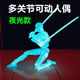 致可3d打印人偶 第3代Dummy幸運13多全關(guān)節可動(dòng)人偶手辦拼裝玩具解壓 夜光藍【自行組裝內附說(shuō)明書(shū)】 附帶3種手勢4把武器
