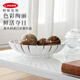 利快Guzzini花瓣創(chuàng)意水果盤(pán)意大利進(jìn)口歐式時(shí)尚糖果零食干果托盤(pán)果盆 白色