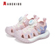 ABC KIDS童鞋夏季新款包頭涼鞋時(shí)尚百搭沙灘鞋男童單網(wǎng)涼鞋女童輕便涼鞋潮 木槿紫/淺紫 35 碼適合腳長(cháng)約22.6cm