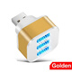 威焱 usb一分二車(chē)用導航數據連接線(xiàn)充電線(xiàn)充電分線(xiàn)器車(chē)載usb擴展器HUB一拖二汽車(chē)分接口延長(cháng)線(xiàn) 金色-USB一分三充電頭 僅充電不支持讀U盤(pán)