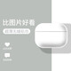 MR.G 適用蘋果airpods保護套pro耳機套蘋果2無線藍牙3代液態(tài)硅膠殼耳機盒 AirPods Pro保護套【純白色】 無縫貼合丨全包保護丨防摔抗震