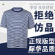 體能服 短袖?；晟滥畜w能短袖套裝體能服藍白t恤體能訓練迷彩服圓領(lǐng)休閑意設(shè)透氣迷彩短袖T恤 單上衣 175/92-96