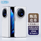 Best Coac適用vivoX Fold3手機(jī)殼簡約輕奢Xfold3折疊屏全包防摔保護(hù)套純色個(gè)性膚感皮革男女款 白