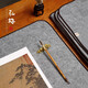 【全網(wǎng)低價(jià)】弘梅纖維包邊灰色包邊毛氈150*80cm 毛筆書法書畫毛氈墊子 文房四寶毛筆用桌布畫氈