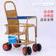 小卜麥童雙層編制夏季嬰兒推車護(hù)欄增高仿藤編推車寶寶兒童小孩車 加高護(hù)欄可站立+藤編盤(pán)
