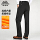 老爺車(chē)（LAOYECHE）爸爸加絨加厚男士休閑褲冬季新款中老年人冬天保暖商務(wù)直筒長(cháng)褲子